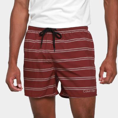 Shorts Calvin Klein Listras Masculino