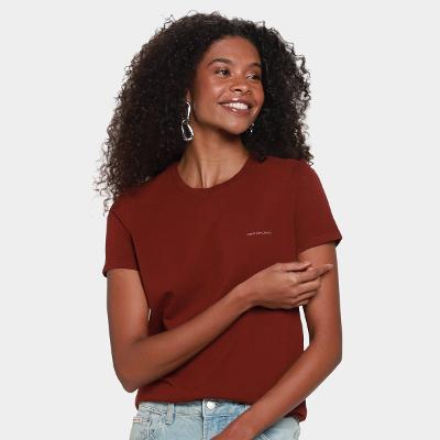 Camiseta Calvin Klein Micrologo Feminina