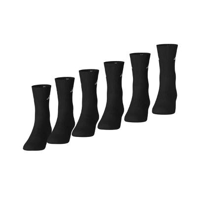 Kit Meia Adidas Cano Médio Ess Crw 6 Pares
