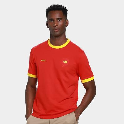 Camiseta Hugo Boss Espanha Masculina