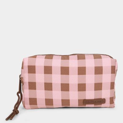 Necessaire Farm Ora Bolas Jacaré Silk Feminina