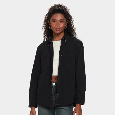 Camisa Jeans Levi's Teodora Western Shirt Feminina