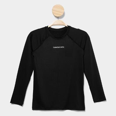 Camiseta Manga Longa Infantil Calvin Klein Swimwear Menino