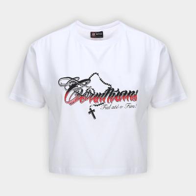Cropped Oversized Corinthians Feminino