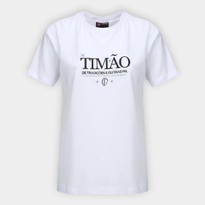 Camiseta Oversized Corinthians Feminina