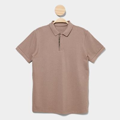 Camisa Polo Infantil Calvin Klein Casual Menino