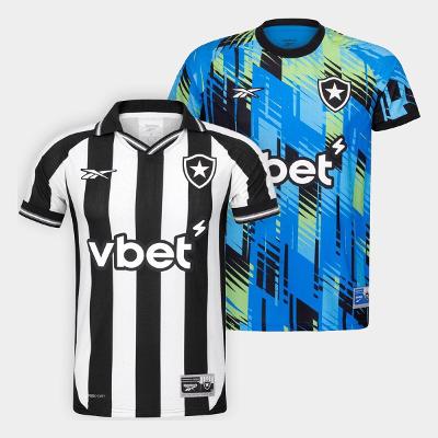 Kit Camisa Botafogo I e Goleiro 25/26 s/n Reebok Masculina