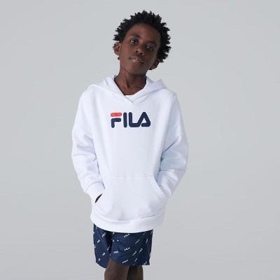 Casaco Infantil Fila Letter c/Capuz Menina