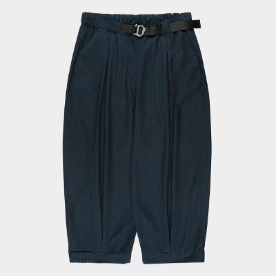 Calça Mad Balão Com Pregas Risca De Giz  Masculina