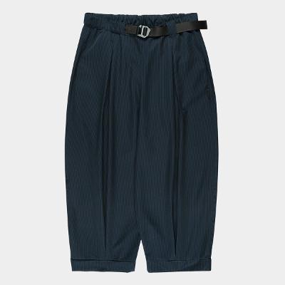 Calça Mad Balão Com Pregas Risca De Giz  Masculina