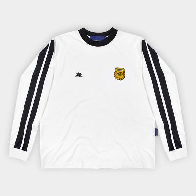 Camiseta Manga Longa Mad 4 Listras Masculina