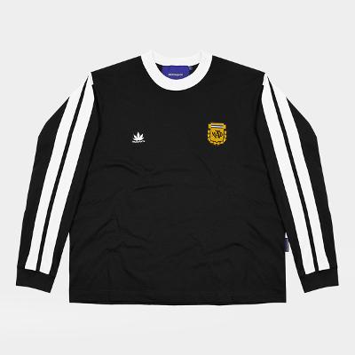 Camiseta Manga Longa Mad 4 Listras Masculina