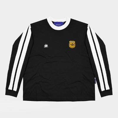 Camiseta Manga Longa Mad 4 Listras Masculina