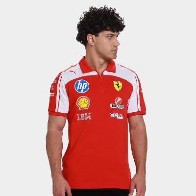 Camisa Polo Puma Scuderia Ferrari
