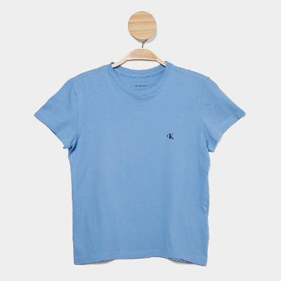 Camiseta Infantil Calvin Klein Monogram Menina
