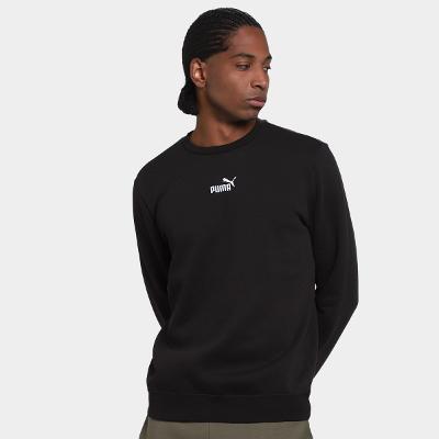 Moletom Puma Ess Small No.1 Centered Crew Fl Masculino