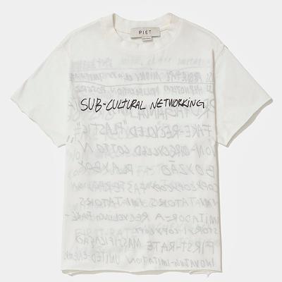 Camiseta Piet Sub-Cultural Networking Double Sided Masculina