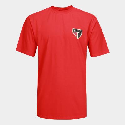 Camiseta São Paulo Oversized Raizes Tricolor Masculina