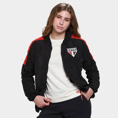 Jaqueta Corta-Vento São Paulo Orgulho Tricolor Feminina
