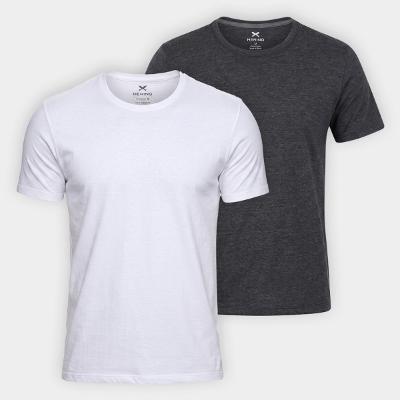 Kit Camiseta Hering Slim C/ 2 Masculina