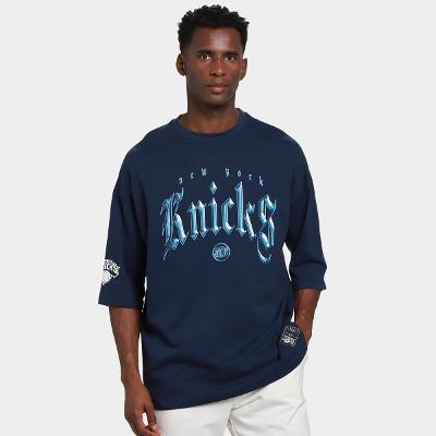 Camiseta New York Knicks Mitchell & Ness Oversized Masculina