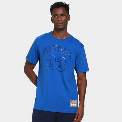 Camiseta New York Knicks Mitchell & Ness Monochrome Masculina