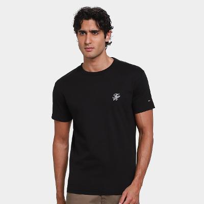 Camiseta Tommy Hilfiger Script Monogram Swimshop Masculina