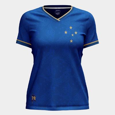 Camisa Comemorativa Cruzeiro 50 anos Libertadores Feminina
