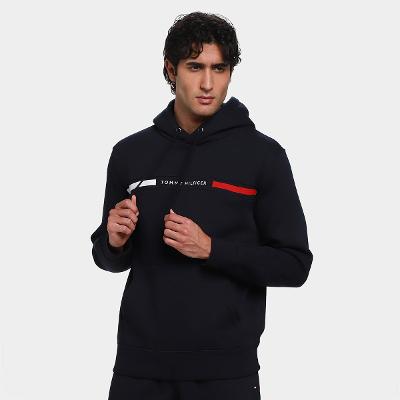 Moletom Tommy Hilfiger Casual Com Capuz Masculino