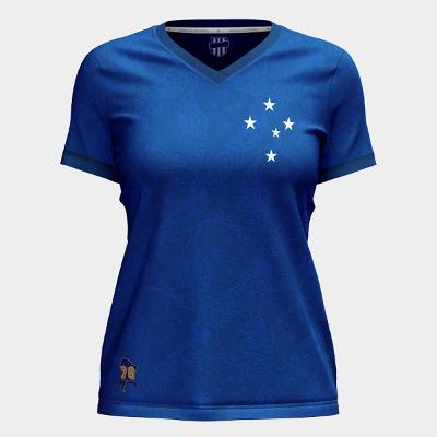 Camisa Comemorativa Cruzeiro 50 anos Libertadores Feminina