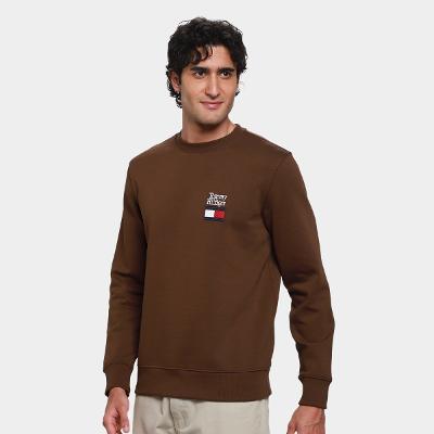 Moletom Tommy Hilfiger Embro Flag Sweatshirt Masculino