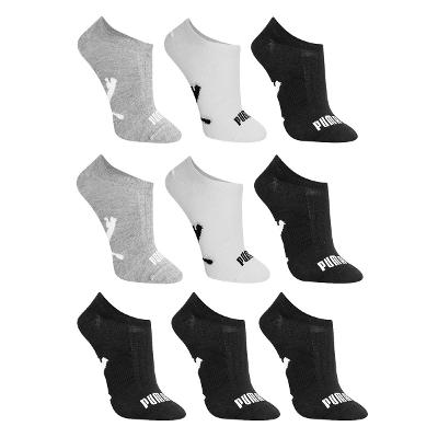 Kit Meia Puma Cano Soquete C/9 Pares Masculina