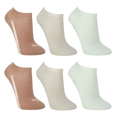Kit Meia  Puma Cano Sapatilha C/6 Pares Feminina