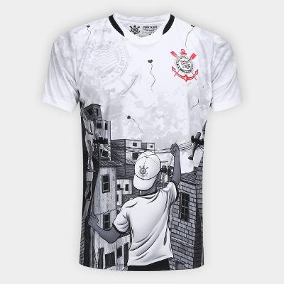 Camiseta Corinthians Quebrada Masculina
