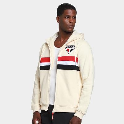 Moletom São Paulo C/Zíper Masculino