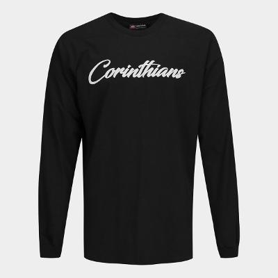 Camiseta Manga Longa Corinthians Masculina