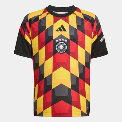 Camisa Infantil Seleção Alemanha Pré-Jogo 2026 Adidas