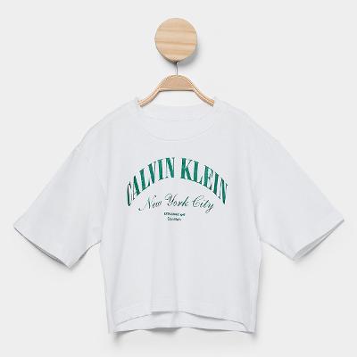 Camiseta Infantil Calvin Klein Mc Copa Menina