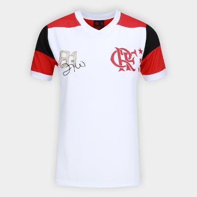 Camiseta Flamengo Zico Premium Feminina