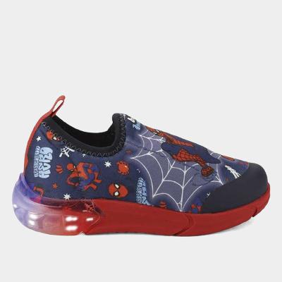 Tênis Infantil Bibi Space Marvel Homem Aranha Menino