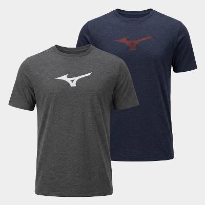 Kit Camiseta Mizuno Lifestyle 2 Peças Masculino