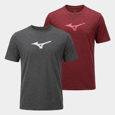 Kit Camiseta Mizuno Lifestyle 2 Peças Masculino