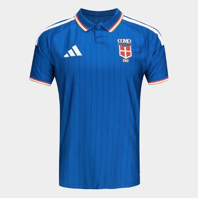 Camisa Como Home 26/27 s/n Torcedor Adidas Masculina