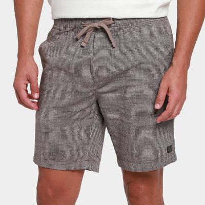 Bermuda Calvin Klein Linen Listras Masculina