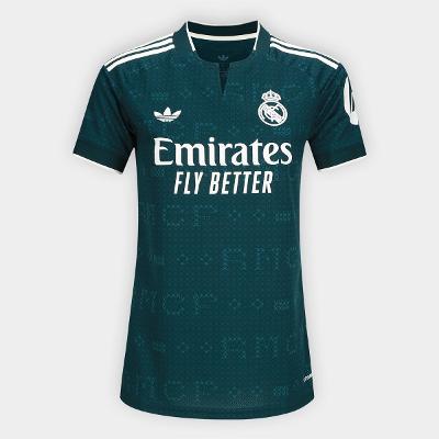 Camisa Real Madrid Away 26/27 s/n Torcedor Adidas Feminina