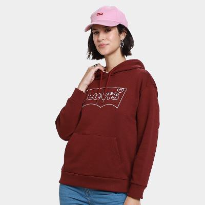 Moletom Levi's Crewneck Fleece Feminino