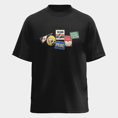 Camiseta Vasco Oversized Time do Amor Masculina