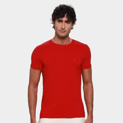 Camiseta Tommy Hilfiger Stretch Slim Fit Masculina