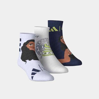 Kit Meia Infantil Adidas Casual Menina 3 Pares