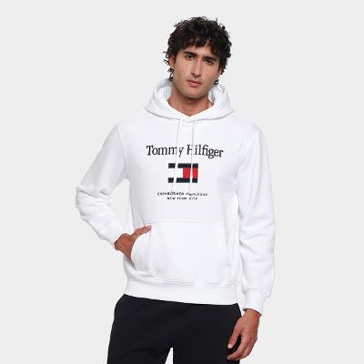Moletom Tommy Hilfiger Embro Flag Hoodie Masculino